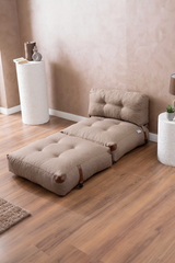 Cremefarbenes Einzel-Megano-Sofa