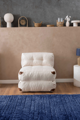 White Single Megano Sofa