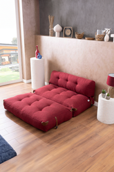 Maroon Double Megano Sofa