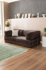 Braunes Poufudic Sofa
