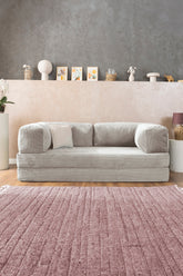 White Poufudic Sofa