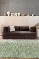Braunes Poufudic Sofa
