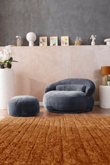 Anthrazit Felix XL Pouf