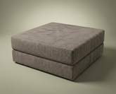 Beige Ottoman