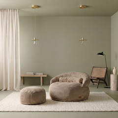 Beige Felix XL Pouf
