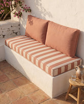 Custom Outdoor Bench Cushion with Foam, Waterproof Patio Bench Cushion, UV-Resistant Garden Cushion, Custom Size Deck Swing Cushion