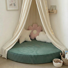 Water Green Poufudic Kids Corner Sofa