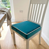 Custom chair cushions with ties lifestyle photo