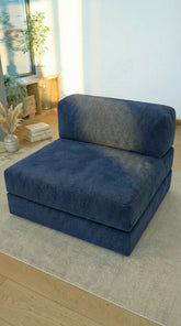 Navy Blue Poufudic Solo