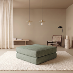 Pouf Vert d'eau