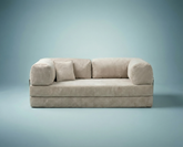 White Poufudic Sofa