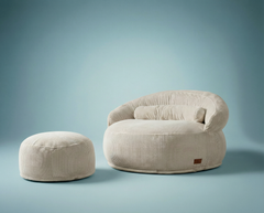 Weißer Felix XL Sitzsack