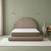 Parure de lit Poufudic beige