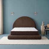 Parure de lit Poufoudic marron
