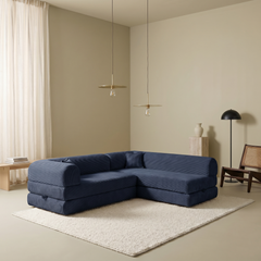 Canapé Roma bleu marine
