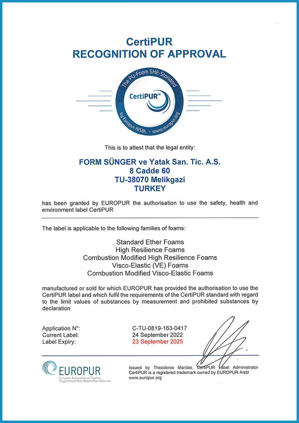 TSE Certified Production