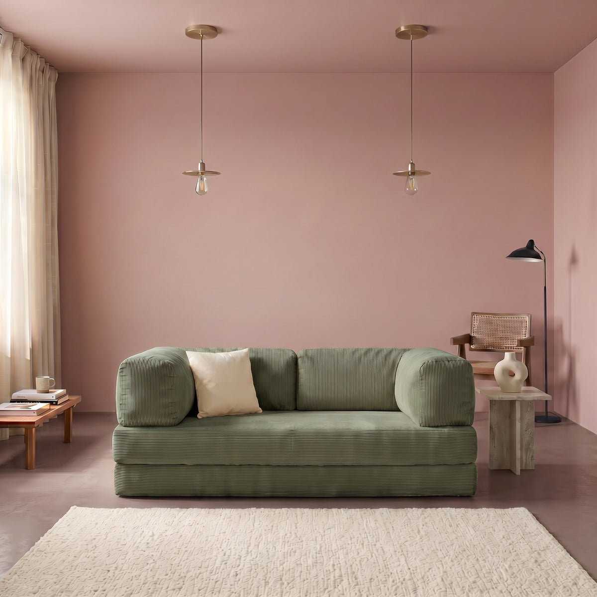 Water Green Poufudic Sofa