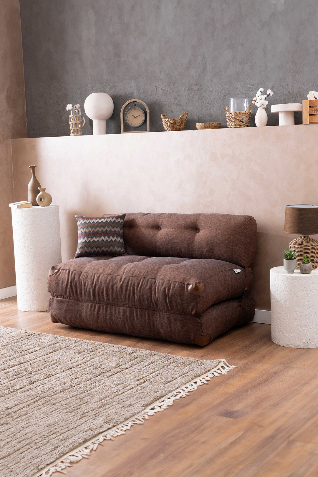 Brown Double Megano Sofa