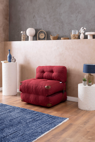 Maroon Single Megano Sofa