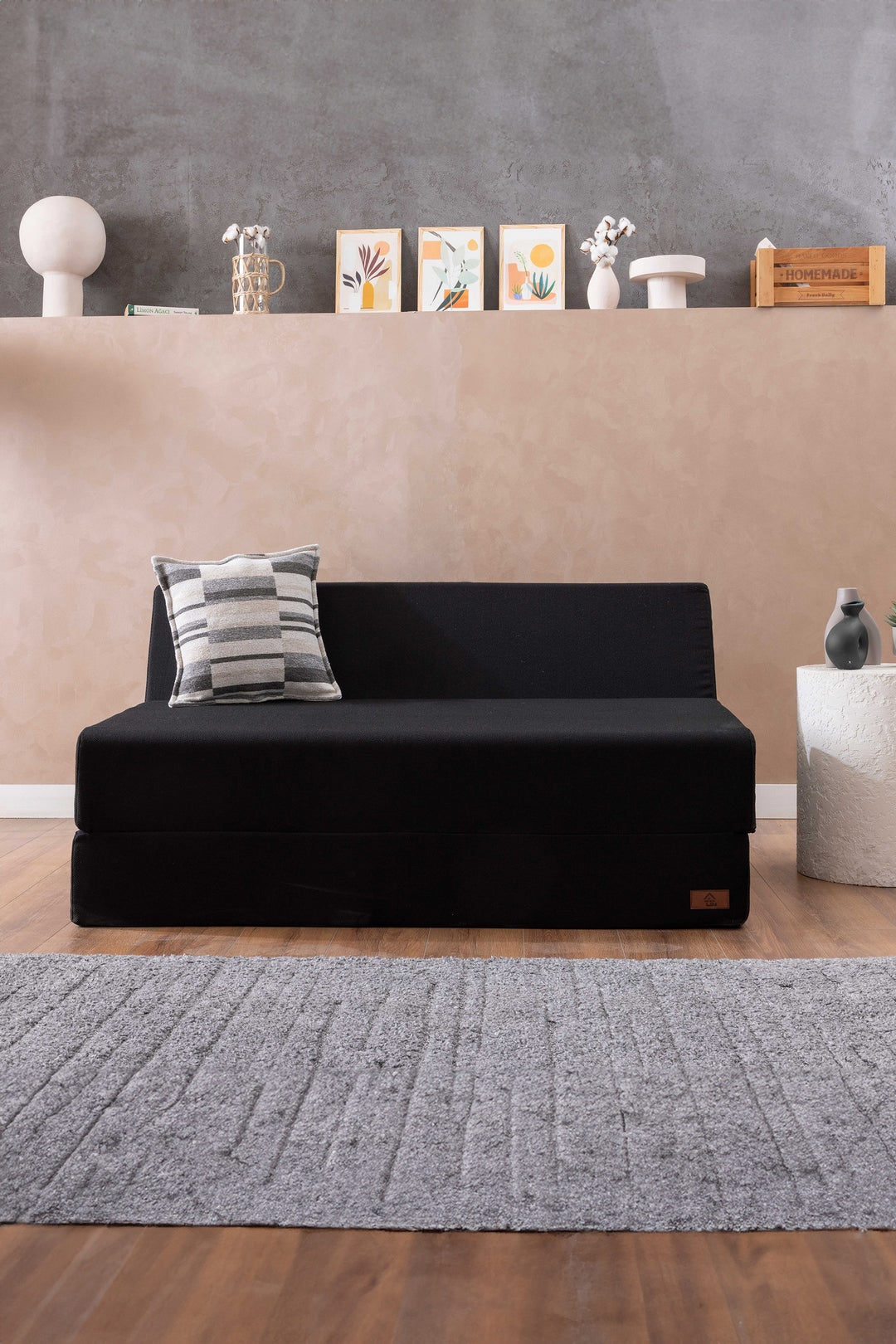 Black Double Canga Sofa