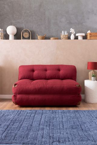 Maroon Double Megano Sofa