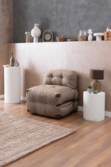 Cremefarbenes Einzel-Megano-Sofa