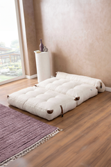 Weißes Doppelsofa Megano