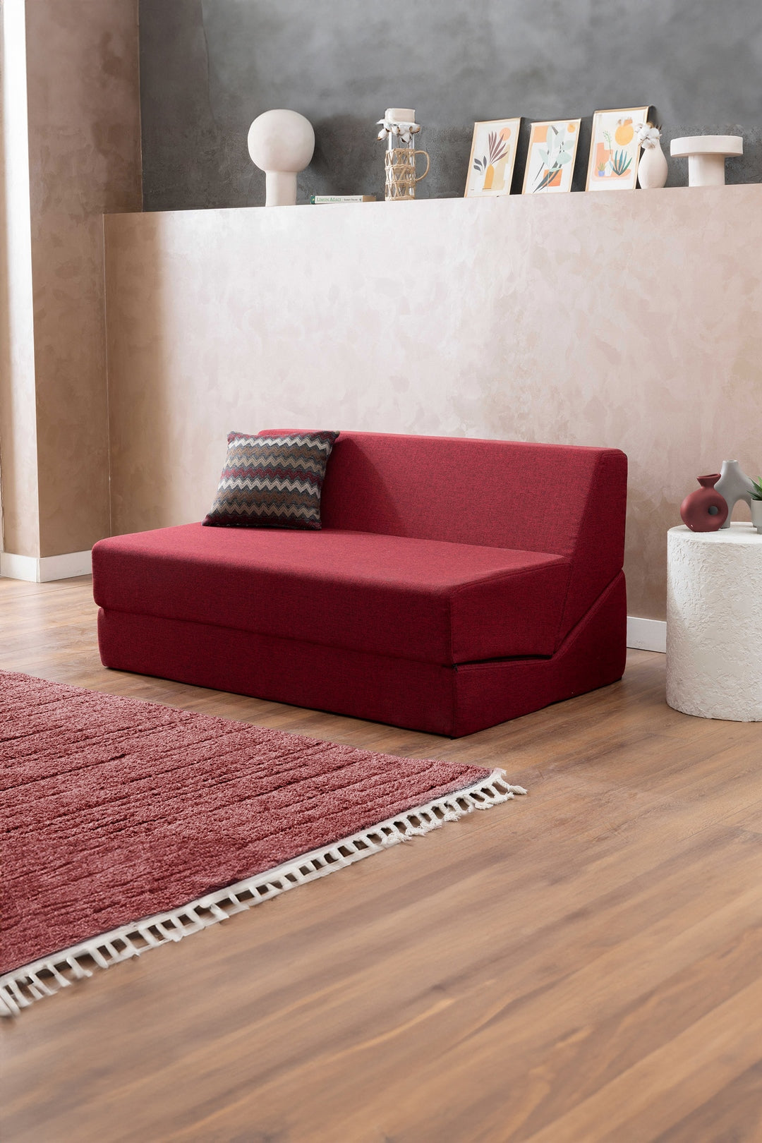 Maroon Double Canga Sofa