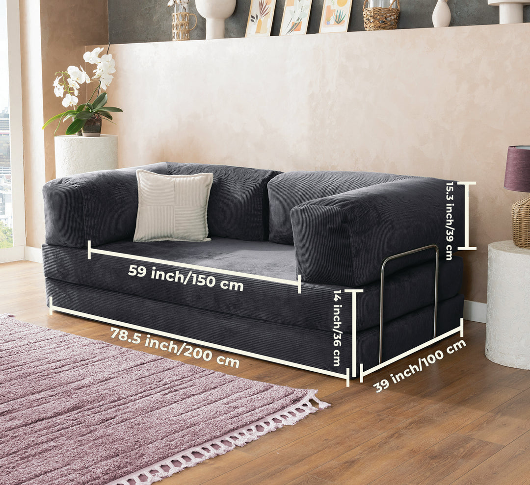 Anthracite Teddy Sofa