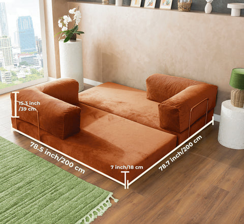 Brick Teddy Sofa