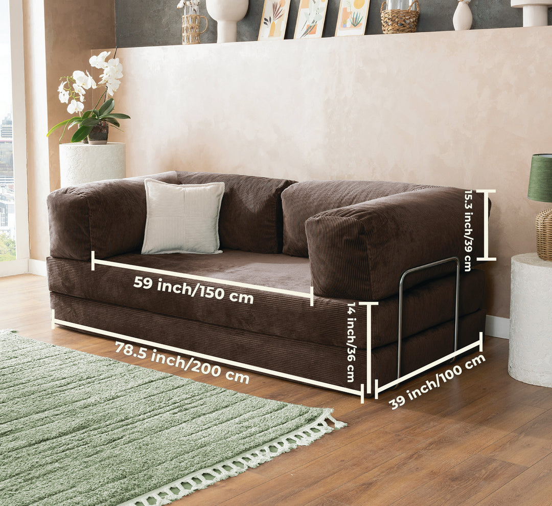 Brown Teddy Sofa