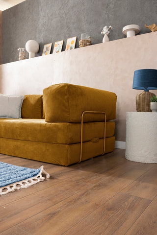 Mustard Teddy Sofa