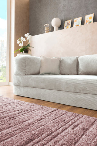 White Teddy L Sofa