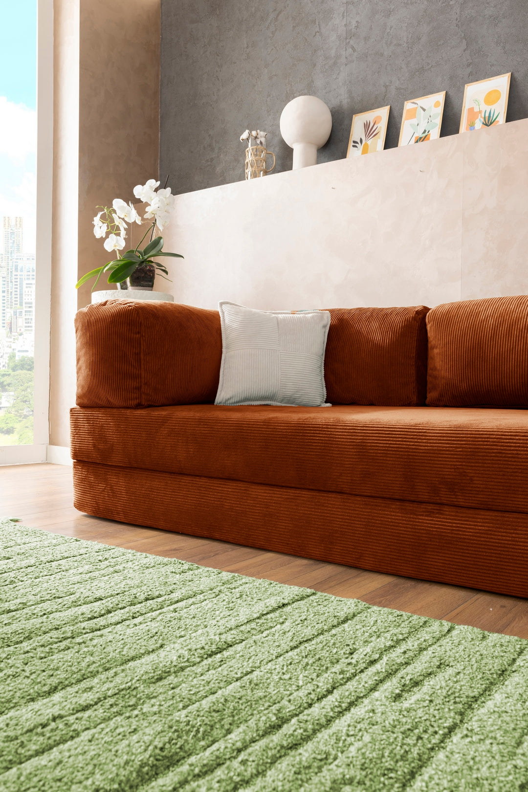 Brick Teddy L Sofa