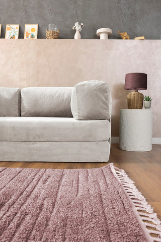 White Teddy L Sofa