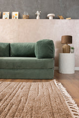 Wassergüner Poufudic L-Sofa