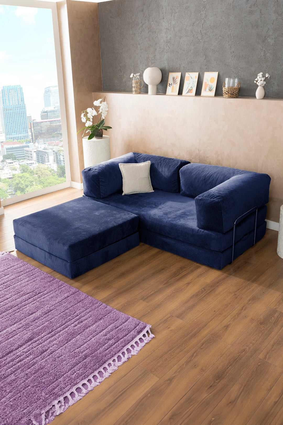 Brick Teddy L Sofa