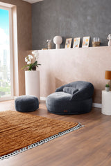Anthrazit Felix XL Pouf