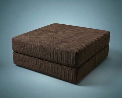 Pouf ottoman marron