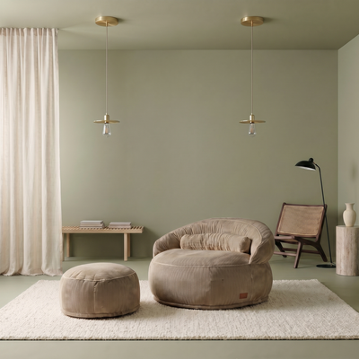 Beige Felix XL Pouf