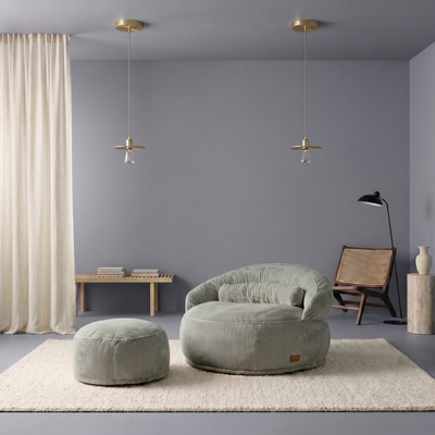 Gray Felix XL Pouf