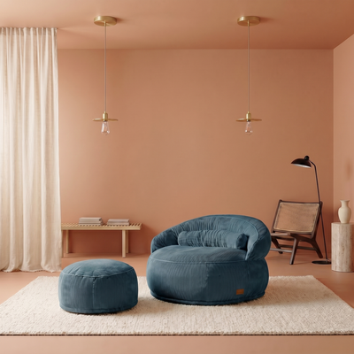 Indigo Felix XL Pouf