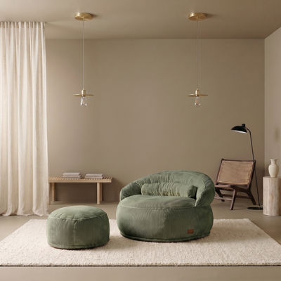 Water Green Felix XL Pouf