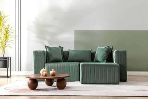 Modern Cloud Sectional Couches for Living Room, Orange Modular Sofa with Ottoman, No Assembly Needed, L Shaped Sectional Couch, Boneless Chaise Lounge
