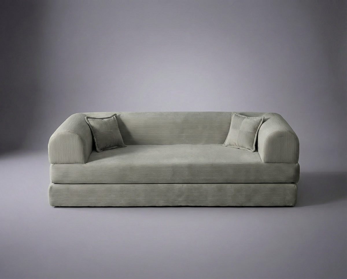 Graues Roma-Sofa