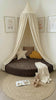 Dark Brown Kids Corner Floor Sofa – Corduroy Upholstered Floor Seating for Playroom