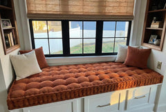 Gepolsterte Bankauflagen aus Cordstoff, Leseeckenkissen, individuelles Bodenkissen, Fenstersims