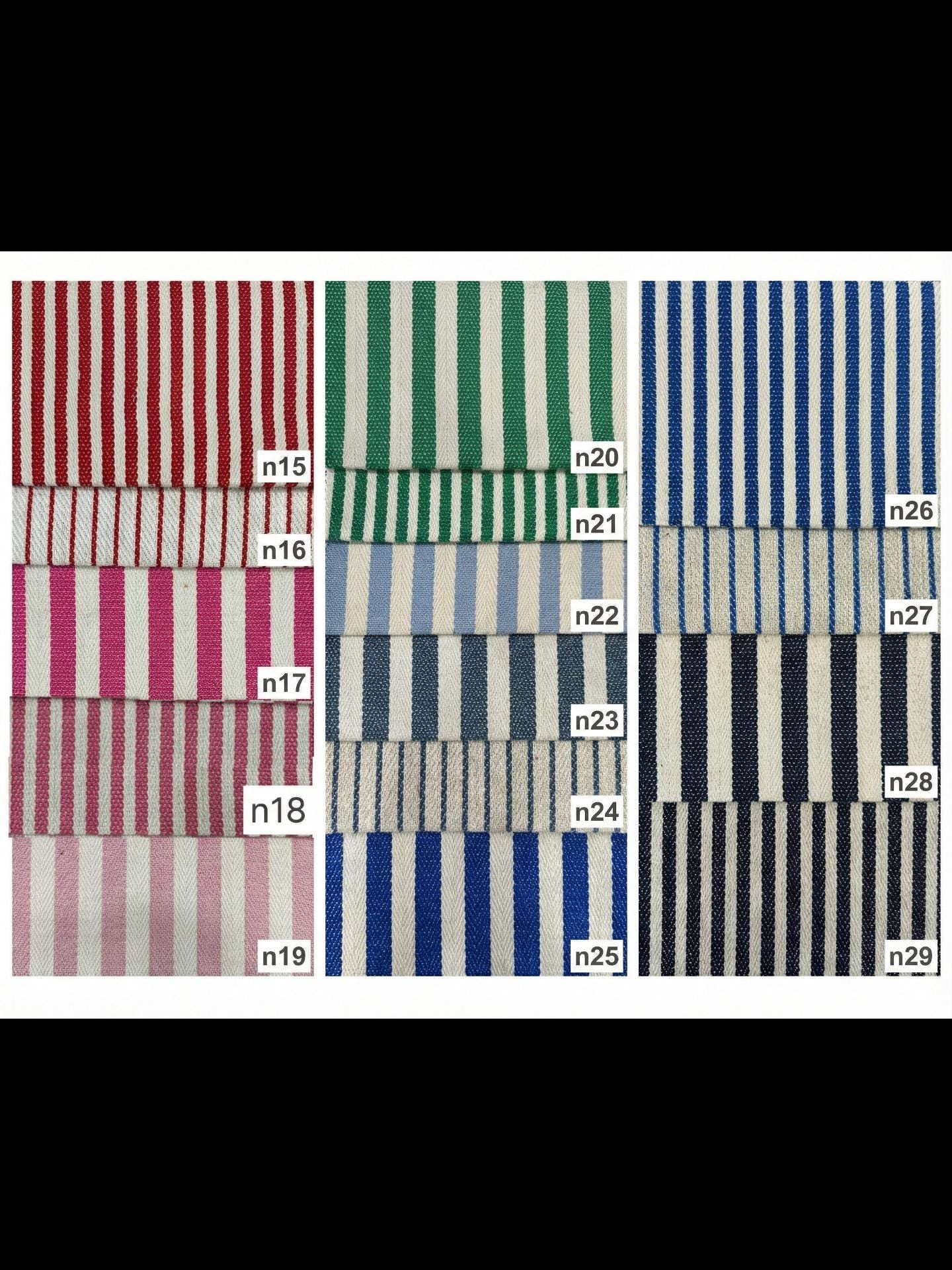 fabric colour chart