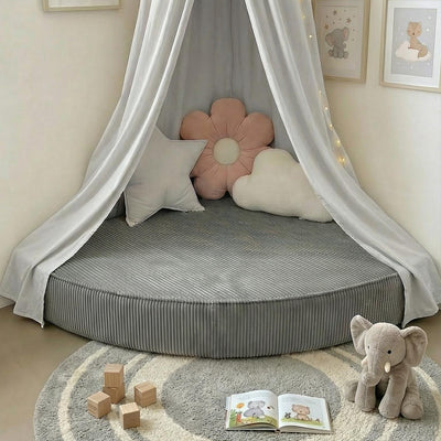 Gray Poufudic Kids Corner Sofa