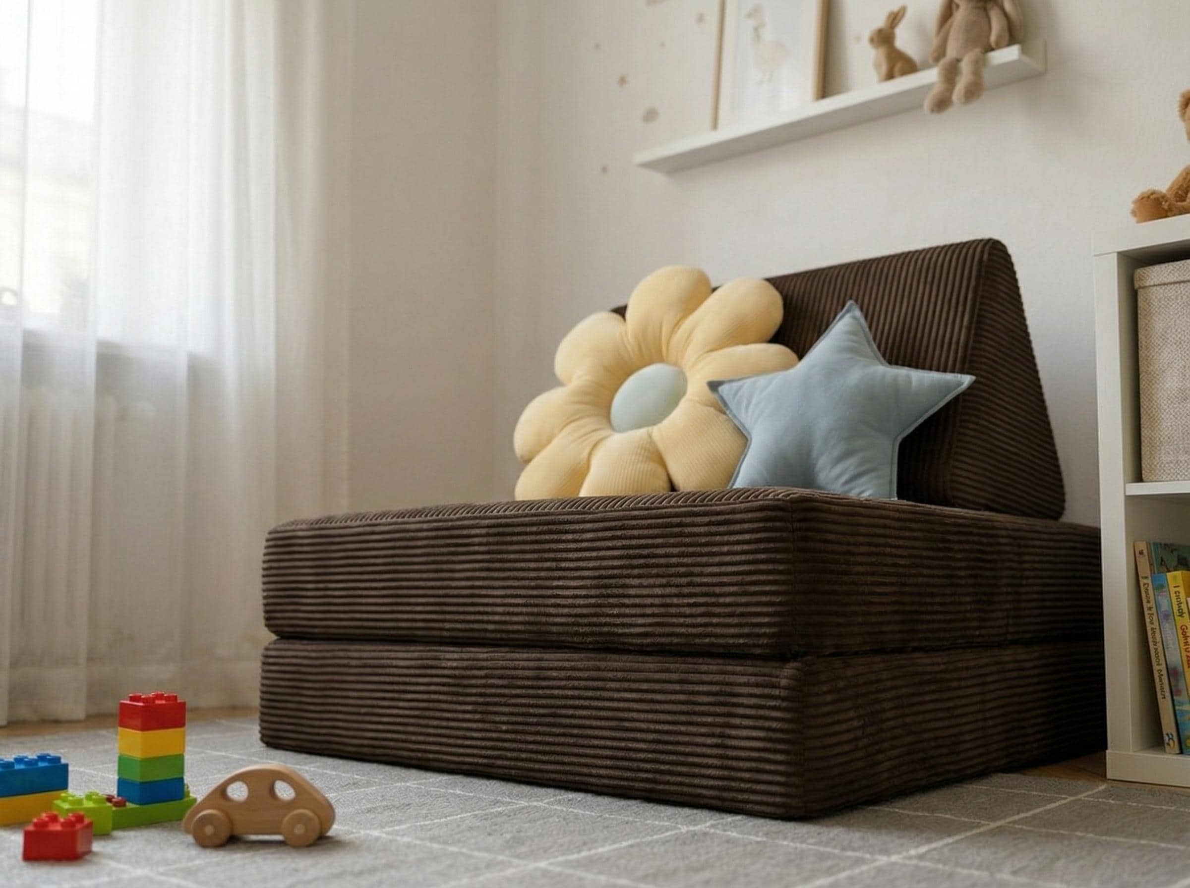 Play couch dimensions diagram